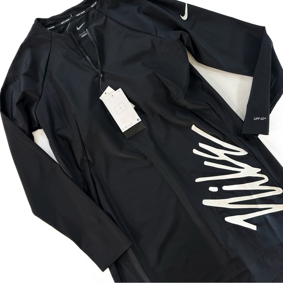Nike Victory Women’s Small UPF 40 Full Coverage Tunic Swimsuit Coverup New - Picture 4 of 8